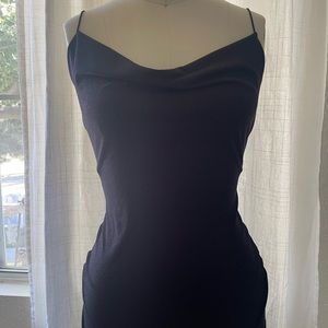 Windsor body con black glitter dress